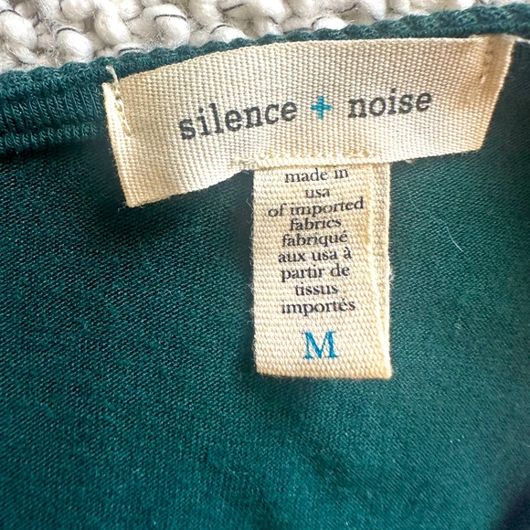 Silence + Noise Green Pleated Midi Dress - Picture 3 of 4